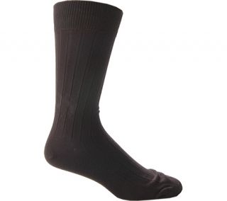 Mens Florsheim Cotton Rib Anklet W7201U3 (3 pairs)   Black Cotton Blend Socks
