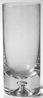 Toscany Direction Ho Highball Glass   Clear, Heavy Base   W/Bubble,Spectrum