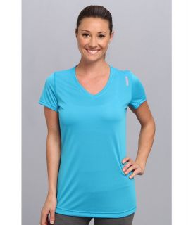 Reebok Wor S/S Tee Womens Short Sleeve Pullover (Blue)