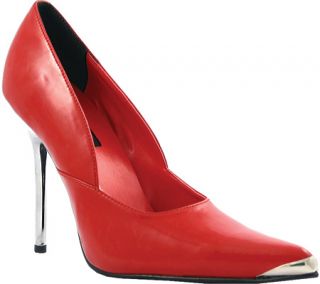 Womens Pleaser Heat 01   Red Patent High Heels