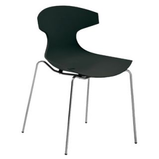 Domitalia Echo Armless Office Stacking Chair ECHO.S.00F.AE Seat Color Black
