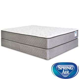 Spring Air Back Supporter Bardwell Firm King size Mattress Set (King Set includes Mattress, foundationFirst layer construction Quilted top has dacron fiber, 3/4 inch support foam, 3/4 inch support foamSecond layer construction 3/8 inch memory foam on t