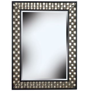 Asper Brushed Steel Frame Wall Mirror