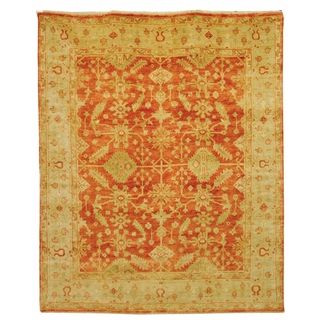 Safavieh Hand knotted Oushak Rust/ Ivory Wool Rug (10 X 14)