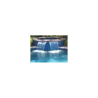 Jandy 1204003 Sheer Descent Waterfall with Back Feed 4Ft., Extended 6inch. Soft White Lip White