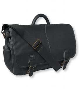 Leather Messenger Bag, Large