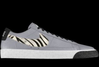 Nike Blazer Low Premium iD Custom Kids Shoes (3.5y 6y)   Grey