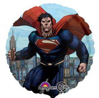 Superman Man of Steel Foil Balloon