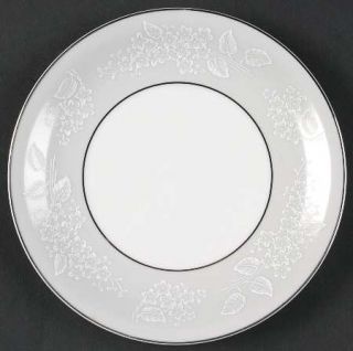 Noritake Sabrina Bread & Butter Plate, Fine China Dinnerware   White Flowers On