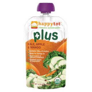 Happy Tot Organic Baby Food Pouch   Kale, Apple & Mango (16 Pack)