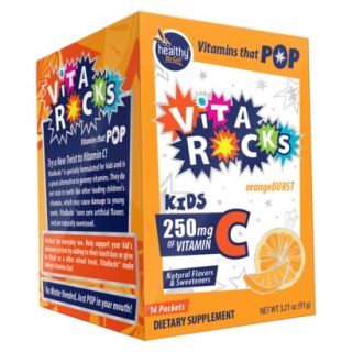 VitaRocks Orange Vitiman C for Kids   14 Packets