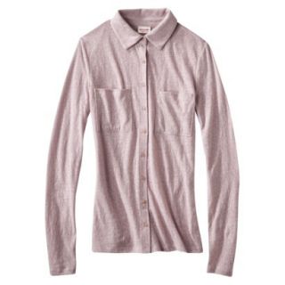 Mossimo Supply Co. Juniors Knit Equipment Shirt   Pink L(11 13)