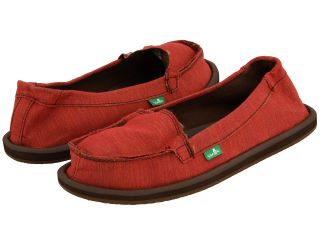 Sanuk Shorty Womens Skate Shoes (Red)