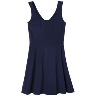 Mossimo Supply Co. Juniors Fit & Flare Dress   Navy XS(1)