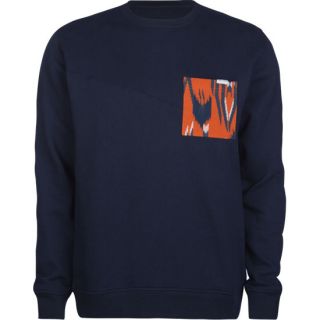 Mallace Mens Sweatshirt Indigo In Sizes Medium, Xx Large, Large, Small,