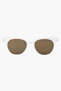 Mykita White Cut Out Mareike Sunglass