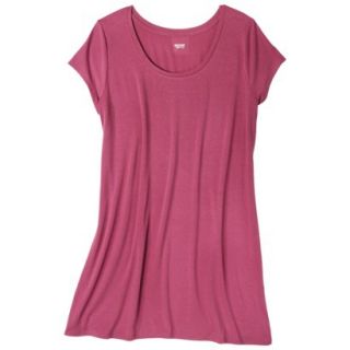 Mossimo Supply Co. Juniors Plus Size Short Sleeve Tee Shirt Dress   Rose 4