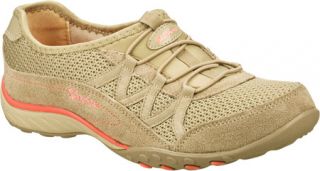 Womens Skechers Relaxed Fit Breathe Easy Relaxation   Taupe Casual Shoes