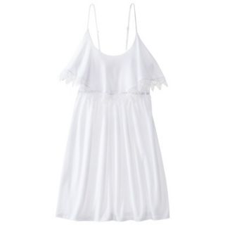 Xhilaration Juniors Coverup Swim Dress  White M