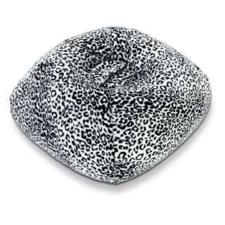 Ace Bayou 098 Fur Bean Bag Lounger   Snow Leopard Multicolor   9804301