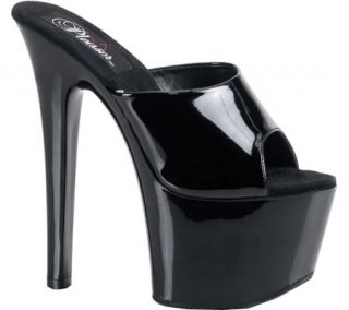 Womens Pleaser Sky 301   Black Patent/Black Dress Shoes