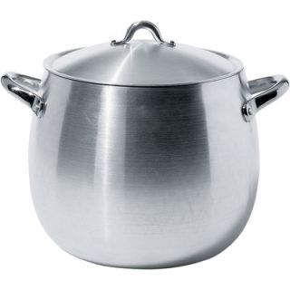 Alessi Mami 15.31 qt. Stock Pot with Lid by Stefano Giovannoni SG100/26AL