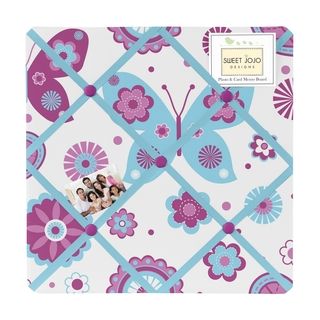 Sweet Jojo Designs Spring Garden Fabric Photo Bulletin Board (Purple/ turquoise/ whiteImportedThe digital images we display have the most accurate color possible. However, due to differences in computer monitors, we cannot be responsible for variations in