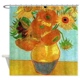  Van Gogh Twelve Sunflowers Shower Curtain  Use code FREECART at Checkout