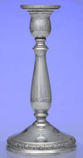 International Silver Prelude Plain (Sterling Hollowware) Weighted Candleholder  
