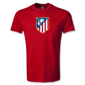 Euro 2012   Atletico Madrid Crest T Shirt (Red)