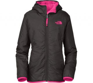 Girls The North Face Reversible Perseus Jacket   Graphite Grey/Passion Pink Jac
