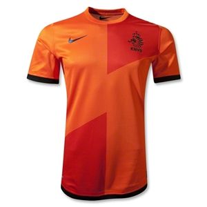 Nike Netherlands Authentic 12/14 Home Soccer Jersey