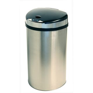 itouchless 13 Gal. Semi Round Extra Wide Opening Touchless Trash Can IT13HX