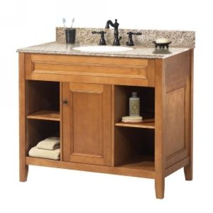 Foremost FMTRIAGH3722 Exhibit 37 in. W x 22 in. D Vanity in Rich Cinnamon with G