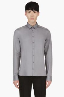 Tiger Of Sweden Grey Slim Fit Denzel Button Down Shirt