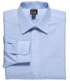 Traveler Tailored Fit Spread Collar Glen Plaid Dress Shirt JoS. A. Bank