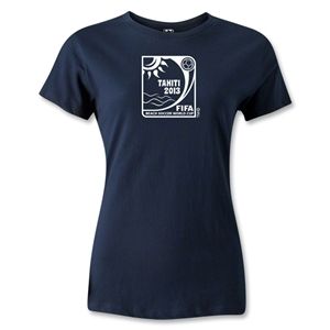 FIFA Beach World Cup 2013 Womens T Shirt (Navy)