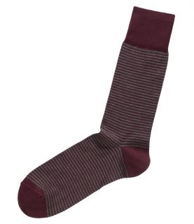 Tonal Stripe Mid Calf Socks JoS. A. Bank