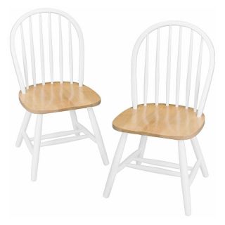 Winsome Assembled Winsor Chairs   Set of 2 Multicolor   53999