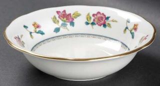 Wedgwood Chinese Flowers Coupe Cereal Bowl, Fine China Dinnerware   Pink Flowers