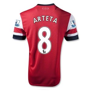 Nike Arsenal 12/14 ARTETA Home Soccer Jersey