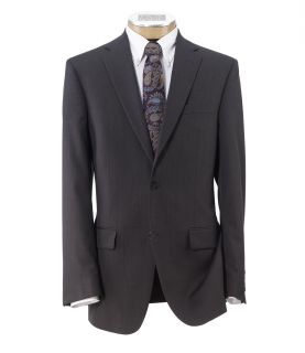 Traveler Tailored Fit 2 Button Suit Plain Front JoS. A. Bank Mens Suit