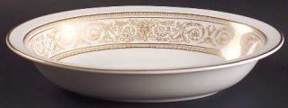 Royal Doulton Sovereign 10 Oval Vegetable Bowl, Fine China Dinnerware   Gold &