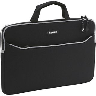 Neoprene Laptop Sleeve   17 MacBook Pro Black w/Platinum Trim   Mobi