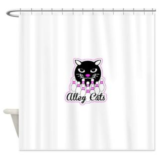  Alley Cat Bowling Shower Curtain  Use code FREECART at Checkout