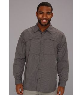 The North Face L/S Boone Woven Mens Long Sleeve Button Up (Gray)