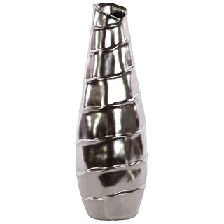 Ceramic Vase Silver