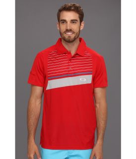 Oakley Cool Down Polo Shirt Mens Short Sleeve Knit (Red)