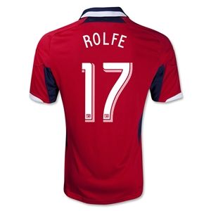 adidas Chicago Fire 2013 ROLFE Primary Soccer Jersey