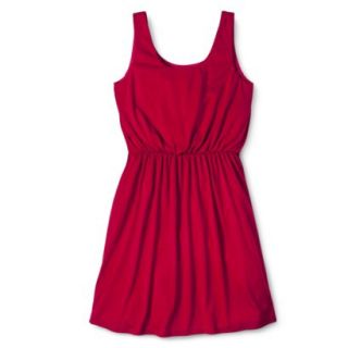 Merona Womens Easy Waist Knit Tank Dress   Established Red   XXL